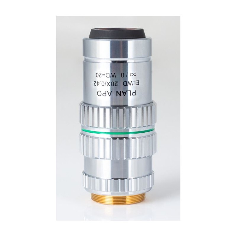 모틱 플랜 아포크로매틱. 대물렌즈 PA ELWD 20X/0.420 (작동 거리 20mm) 파포컬리티 보정 (67682)