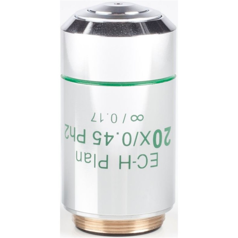 Motic 대물렌즈 20X / 0.45, 작업 거리 0.9mm, CCIS, EC-H PLPH, e-플랜, 양성 위상, 무한대 (53586)