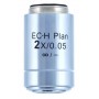 Объектив микроскопа Motic CCIS планахроматический EC-H PL 2X / 00:05 (WD 7.2mm) (45940)