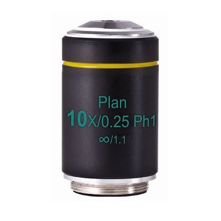 मोटिक ऑब्जेक्टिव PL Ph, CCIS, प्लान, अक्रो, फेज, 10x/0.25, w.d. 4.1mm, Ph1 (AE2000) (57143)