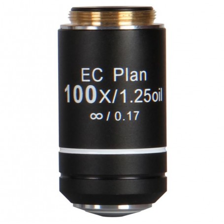 मोटिक ऑब्जेक्टिव EC PL, CCIS, प्लान, अक्रो, 100x/1.2, S, तेल w.d. 0.15mm (57147)