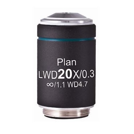 मोटिक LWD PL, CCIS, प्लान, अक्रो, 20X/0.3, w.d. 4.7mm माइक्रोस्कोप ऑब्जेक्टिव (AE2000 के लिए) (57148)