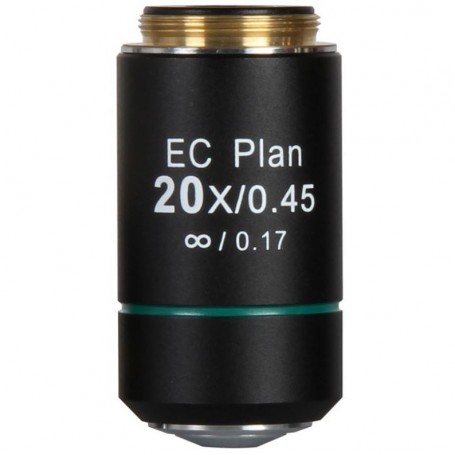 मोटिक ऑब्जेक्टिव EC PL, CCIS प्लान अक्रोमैट, 20x/0.45, w.d. 0.9mm (57153)