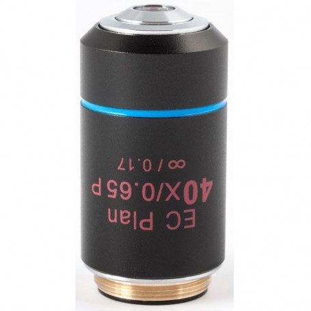 मोटिक ऑब्जेक्टिव EC PL P, CCIS, प्लान, अक्रो, (तनाव-मुक्त) 40x/0.65, S, w.d. 0.5mm (BA-310 POL) (57158)