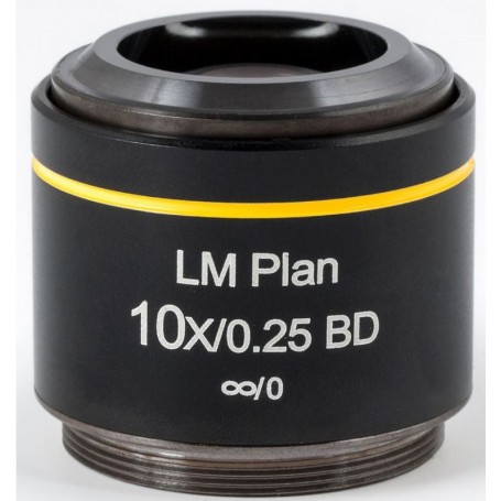 मोटिक ऑब्जेक्टिव LM BD PL, CCIS, LM, प्लान, अक्रो, BD 10x/0.25, w.d.16.3mm (AE2000 MET) (57161)