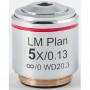 Motic Objective LM PL, CCIS, LM, plan, achro, 5x/0.13, w.d. 20.3mm (AE2000 MET) (57164)