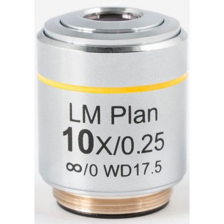 मोटिक ऑब्जेक्टिव LM PL, CCIS, LM, प्लान, अक्रो, 10X/0.3, w.d.17.5mm (AE2000 MET) (57165)
