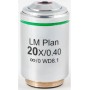 Объектив Motic LM PL, CCIS, LM, план, ахроматический, 20x/0.4, рабочее расстояние 8.1mm (AE2000 MET) (57166)