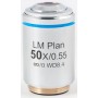 Motic objektiiv LM PL, CCIS, LM, plaan, achro, 50x/0.55, w.d.8.4mm (AE2000 MET) (57167)