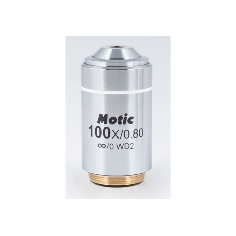 मोटिक ऑब्जेक्टिव 100x/0.8 (एए 2 मिमी), सीसीआईएस एलएम प्लान अक्रो. इनवर्स (56289)