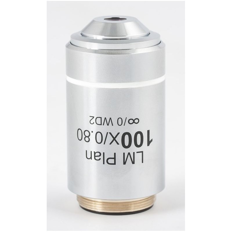 मोटिक ऑब्जेक्टिव 100x/0.8 (w.d. 2mm) CCIS LM प्लान अक्रोमैट। (47120)