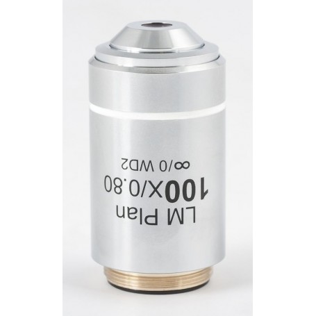 मोटिक ऑब्जेक्टिव 100x/0.8 (w.d. 2mm) CCIS LM प्लान अक्रोमैट। (47120)