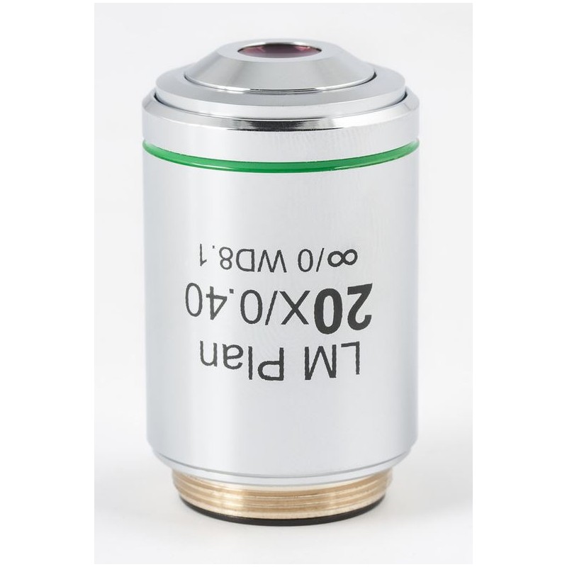 Об'єктив Motic Objective Objectiv, ахромат CCIS. LM PL 20x/0.4 (AA 8.1mm) (48419)