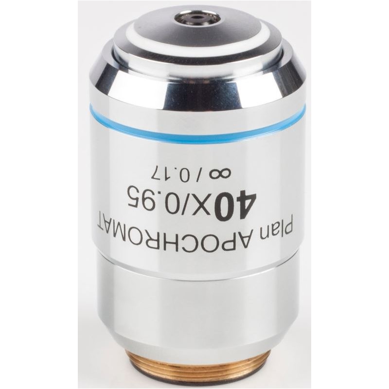 Motic 대물렌즈 40X / 0.95, 작업 거리 0.1mm, CCIS, PL APO, 평면, 아포크롬., 무한대, S (BA410E) (53593)