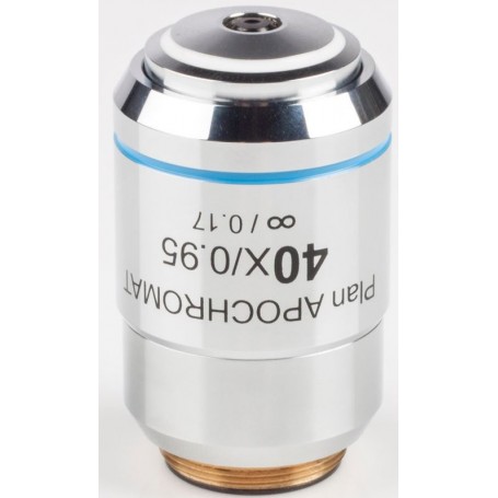 मोटिक ऑब्जेक्टिव 40X / 0.95, wd 0.1mm, CCIS, PL APO, प्लान, अपोक्रोम., इन्फिनिटी, S (BA410E) (53593)