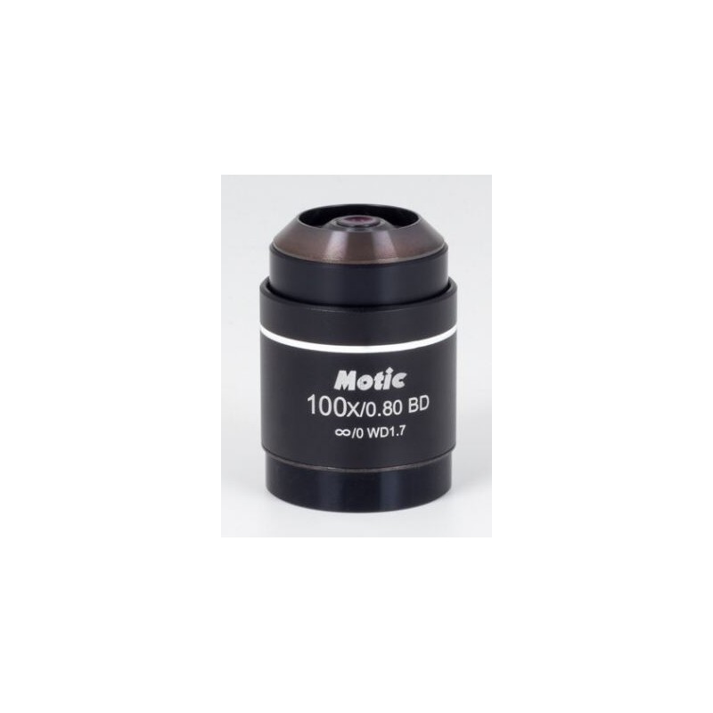 Motic Objective CCIS, LM, 플랜, 아크로, BD, 100x/0.8, w.d.1.7mm (AE2000 MET) (57168)