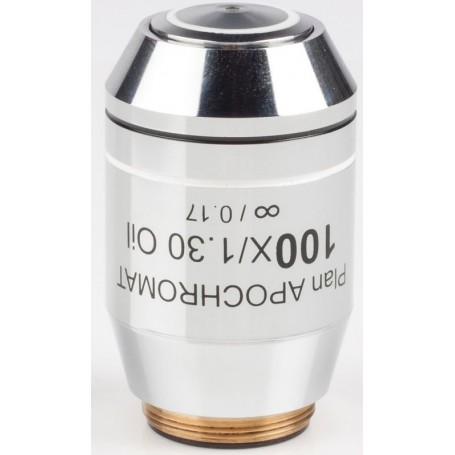 मोटिक ऑब्जेक्टिव 100X / 1.3, wd 0.25mm, CCIS, PL APO, प्लान, अपोक्रोम., इन्फिनिटी, S, ऑयल (BA410E) (53594)