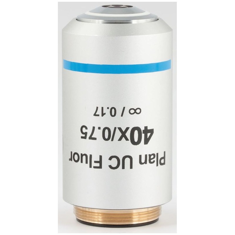 เลนส์วัตถุ Motic 40X / 0.75, ระยะทำงาน 0.7mm, CCIS, PL UC FL, แผน, ฟลูออเรสเซนต์, อินฟินิตี้, สปริง (53595)