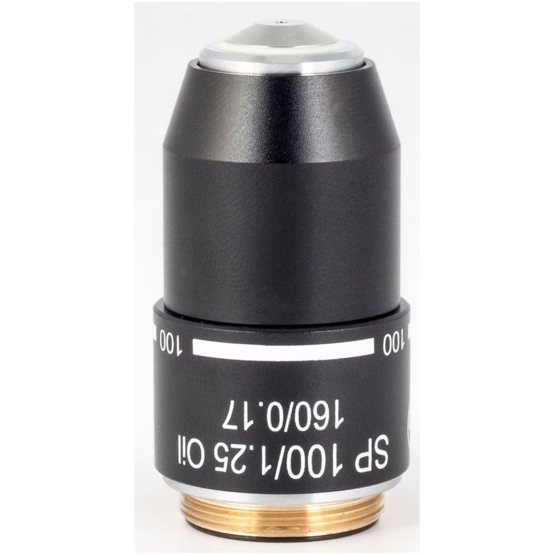 मोटिक ऑब्जेक्टिव एसपी सेमीप्लान अक्रो, 100X/1.25, एस, ऑयल w.d 0.14mm (रेडलाइन200) (57172)