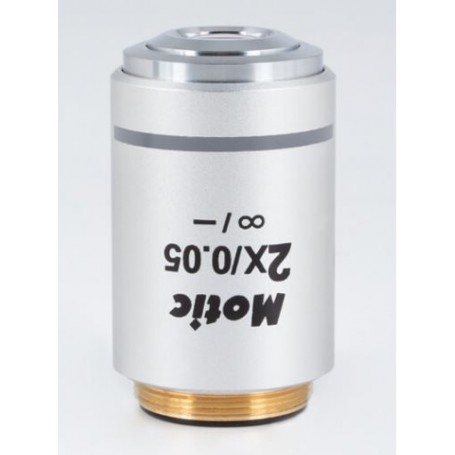 Motic objektív CCIS plan achromatický. UC PL 2x/0.05 (AA 7.2mm) (69221)