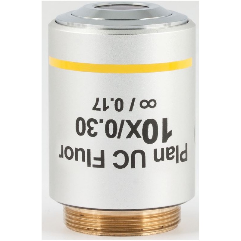 เลนส์วัตถุ Motic 10X / 0.30, ระยะทำงาน 11.7mm, CCIS, PL UC FL, แผน, ฟลูออเรสเซนต์, อินฟินิตี้ (53597)