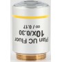 Motic 대물렌즈 10X / 0.30, 작업 거리 11.7mm, CCIS, PL UC FL, 평면, 형광, 무한대 (53597)