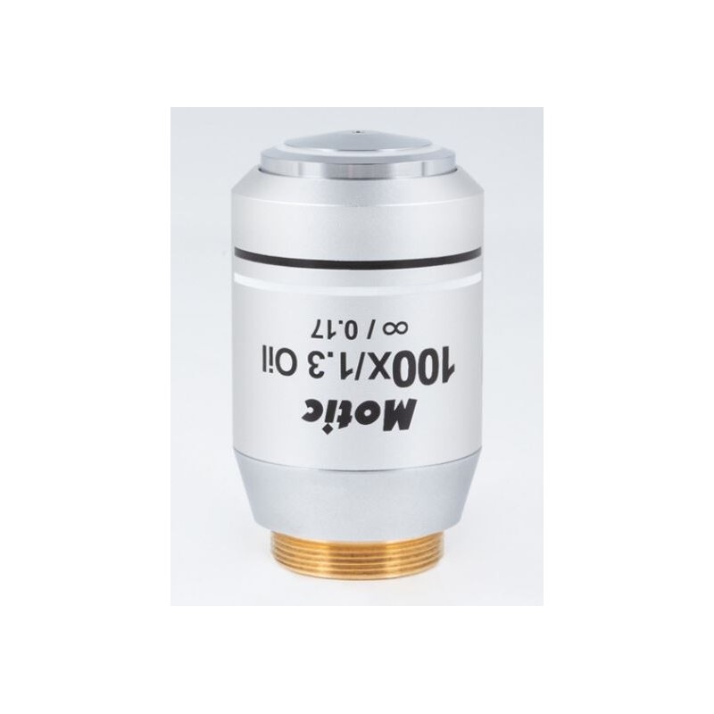 মোটিক অবজেক্টিভ CCIS প্ল্যান FLUOR PL UC FL, ১০০X / ১.৩ (Feder/Ol), wd 0.1mm, ইনফিনিটি (৫৩৫৯৮)
