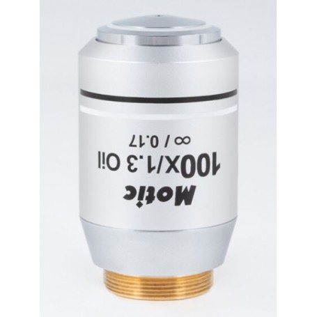मोटिक ऑब्जेक्टिव CCIS प्लान FLUOR PL UC FL, 100X / 1.3 (फेडर/ओल), wd 0.1mm, अनंत (53598)