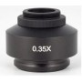 Adaptador de cámara Motic 0.35X, montura C, chip de 1/3" (BA410E, BA310) (53614)