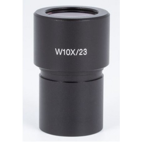 मोटिक माइक्रोमीटर आईपीस WF10X/23mm, 360º प्रोट्रैक्टर 30º विभाजनों के साथ और क्रॉसहेयर (57387)