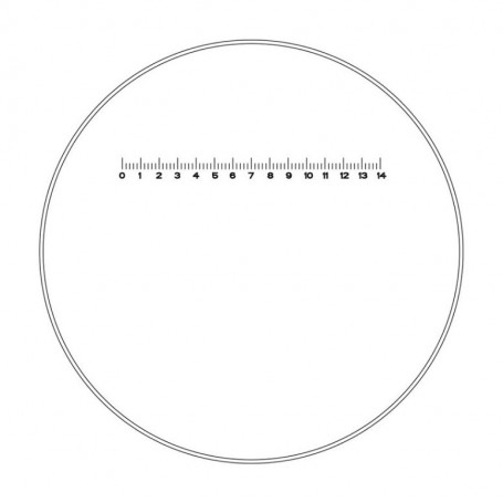 Motic Micrometer eyepiece WF10X/23mm, 70 divisions in 14mm (57388)