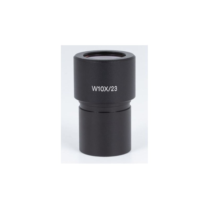 Motic WF10X/23mm measuring eyepiece, scale (14mm in 140 divisions) and cross hairs (57372)