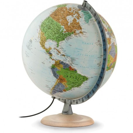 National Geographic Globe Silver Explorer 30cm (85070)