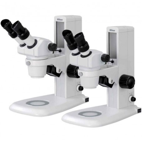 निकॉन स्टीरियो ज़ूम माइक्रोस्कोप SMZ460, बिनो, 0.7x-3x, 45°, FN21, W.D.100mm, प्रसारित प्रकाश, एलईडी (65660)