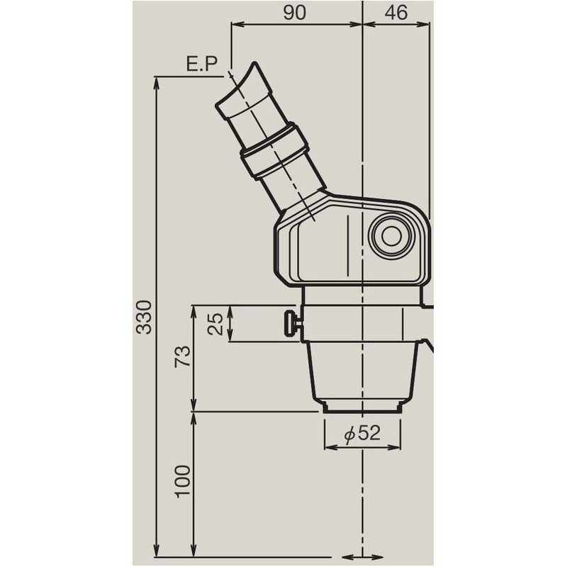 جسم نايكون ستيريو زووم SMZ-460، ثنائي العينين، 0.7x-3x، 60° (61946)