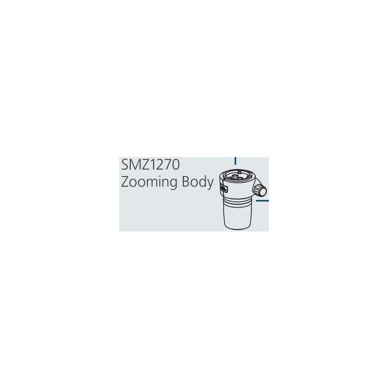 尼康 SMZ-1270 立体变焦头，双目，6.3-80x，点击停止，比例 12.7:1，64 mm，20°，工作距离 70 mm (65447)