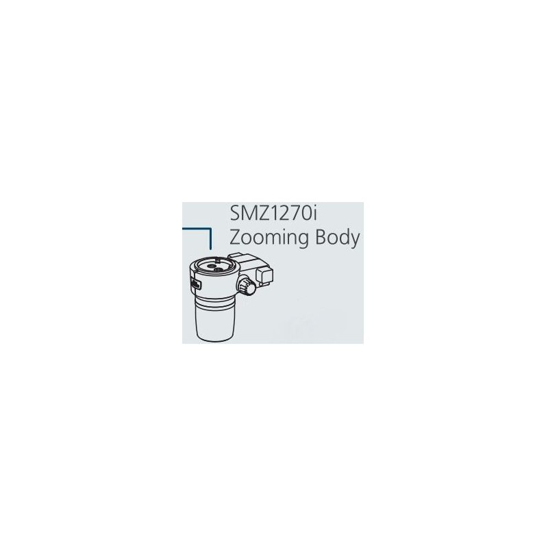 Стереомикроскопическая головка Nikon SMZ-1270i, тринокулярная, увеличение 6.3-80x, с фиксацией, соотношение 12.7:1, 64 мм, 0-30°