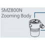 ニコン SMZ-800N ステレオズームヘッド、双眼、10-80x、クリックストップ、比率8:1、64 mm、20°、作動距離78 mm (65446)