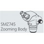 尼康 SMZ745 立体变焦头，双目，6.7-50x，倍率 7.5:1，52-75 mm，45°，工作距离 115 mm（65412）