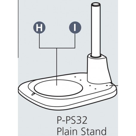 Nikon Stand søjle P-PS32 Plain Base til indfaldende lys med søjle (65475)