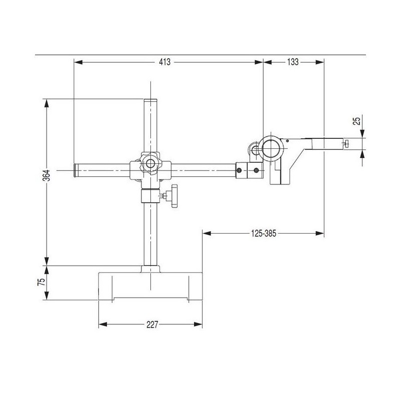 Nikon Överhängande Stativ G-US2, 1-arm, bas- eller huvudmontering (61956)