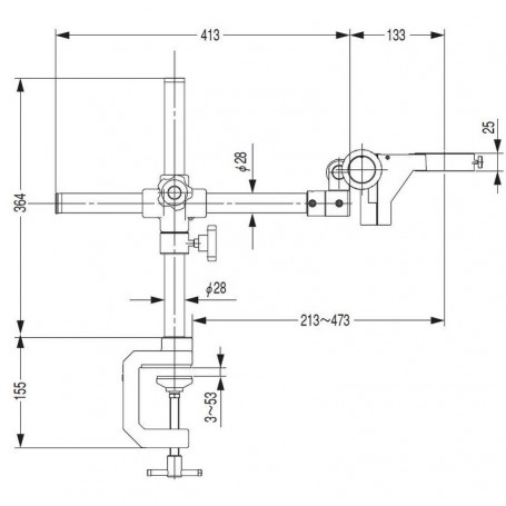 Nikon висящ статив G-US1A, 1-раменен, със стяга или монтажна глава (61955)
