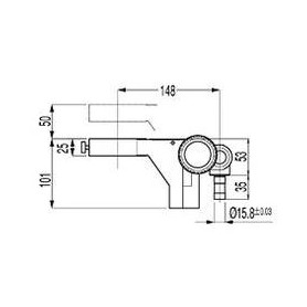 Nikon Hoofdmontage Hoofdmontage C-FMB, met aandrijving, voor 1-arm overhangende statieven (type B) (61957) Nikon Hoofdmontage Hoofdmontage C-FMB, met aandrijving, voor 1-arm overhangende statieven (type B) (61957)