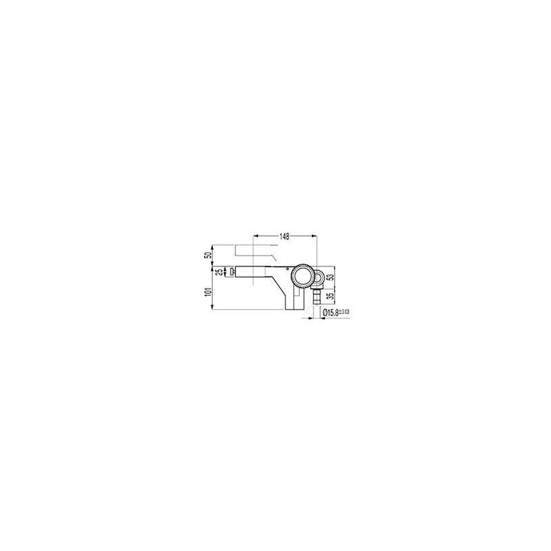 尼康头戴式安装 C-FMB，带驱动，适用于1臂悬臂三脚架（B型）（61957）