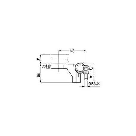 Nikon Headmount Head mount C-FMB, dengan penggerak, untuk tripod gantung 1-lengan (tipe B) (61957)
