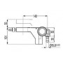 Nikon Headmount Head mount C-FMB, с устройство, за едноръки надвиснали стативи (тип B) (61957)