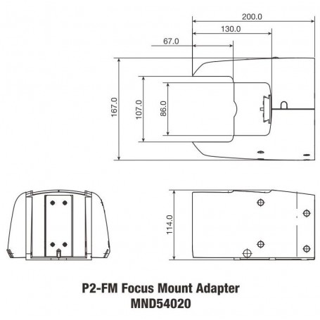 ニコン ヘッドマウント P2-FM フォーカシングマウントアダプター (65483)