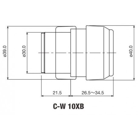 Nikon augngleraugu augngleraugu C-W 10x/22 mm (65438)