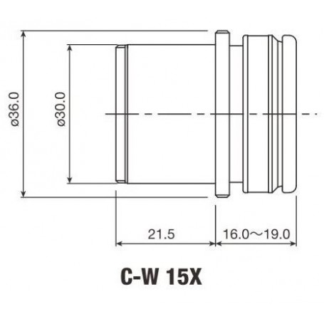 Nikon Øyemusling Øyestykke C-W 15x/16 mm (65440)