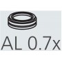 尼康 AL-307 辅助物镜 0.7x A.A. 127.5 mm (65425)